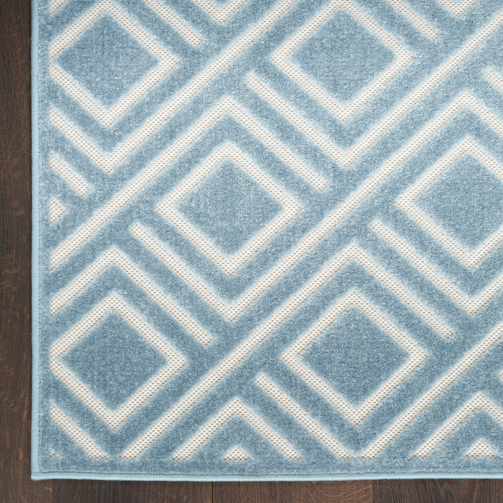 nourison care free caf03 blue rug