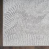 nourison central park west cep01 grey rug