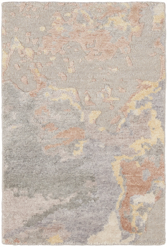 nourison silk shadows sha20 silver rug