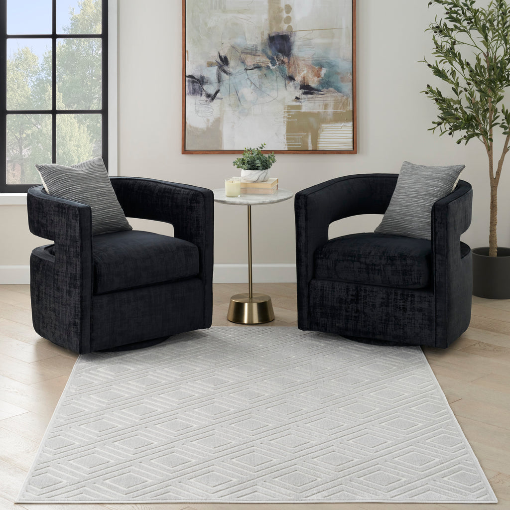 nourison care free caf03 light grey rug