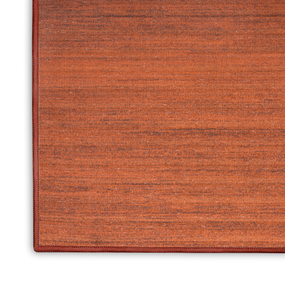 nourison washable essentials wae01 brick rug