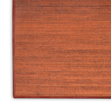 nourison washable essentials wae01 brick rug