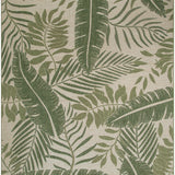 nourison garden oasis goa02 ivory green rug