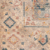 nourison luxurious lrs03 ivory blue rug