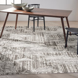 nourison ck024 irradiant irr01 cream black rug