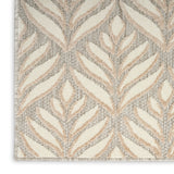 nourison aloha alh35 ivory grey rug