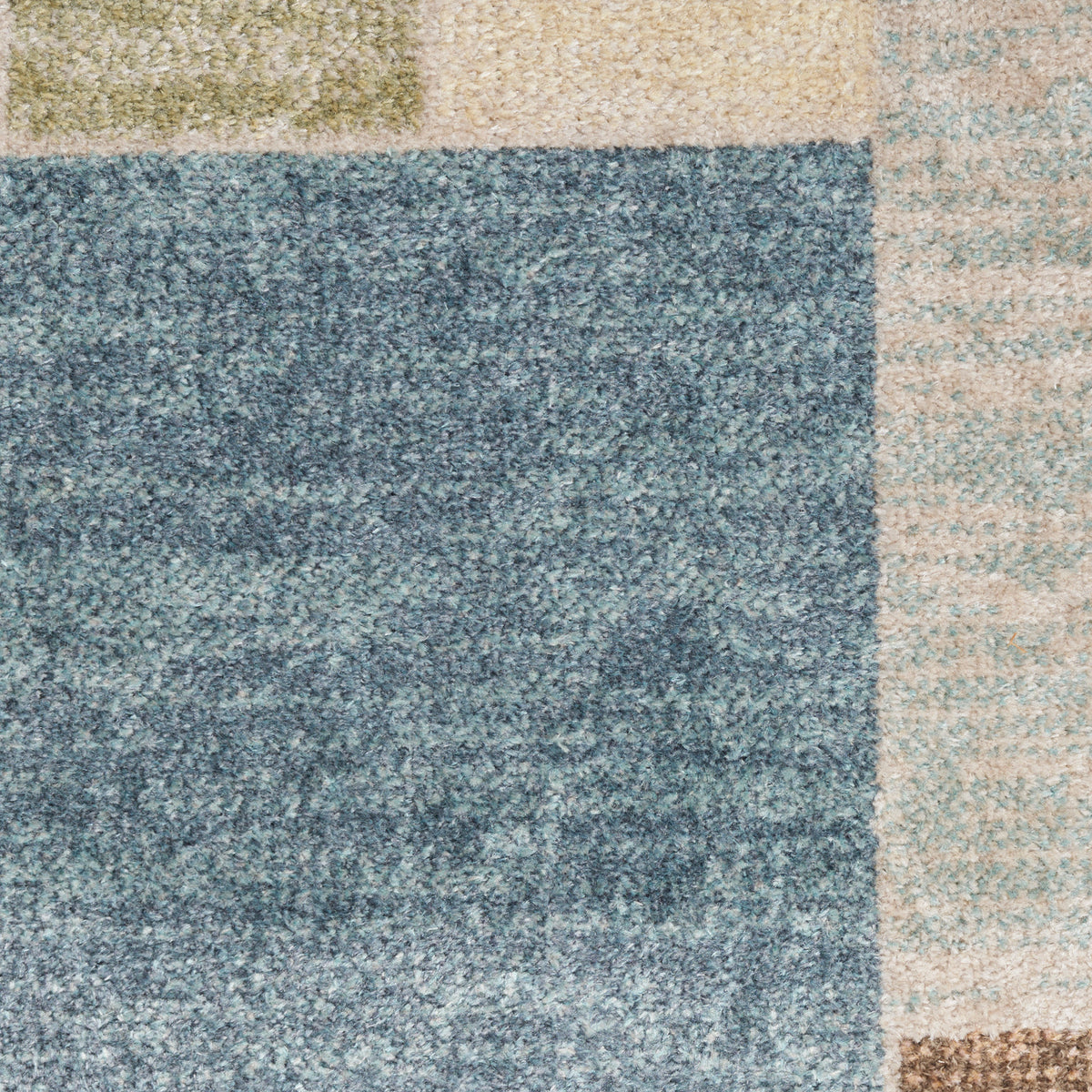 nourison astra machine washable asw09 blue green multi rug