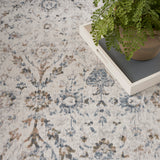 nourison astra machine washable asw16 ivory blue rug