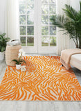 nourison aloha alh04 orange rug