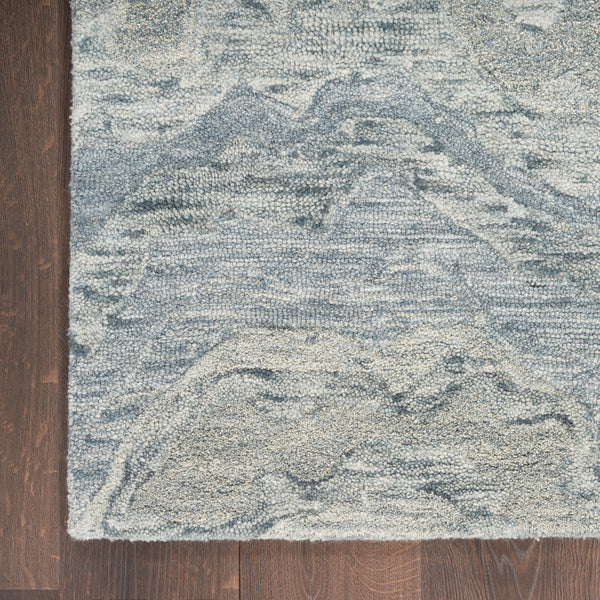 nourison graceful gru01 blue rug