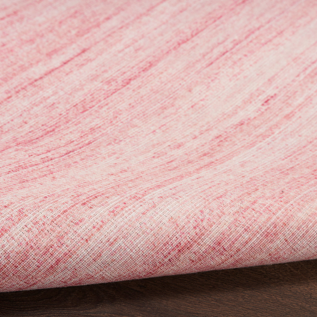 nourison washable essentials wae01 pink rug