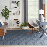 nourison versatile nrv01 navy blue rug