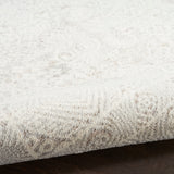 nourison eco cycle ecy01 silver ivory rug