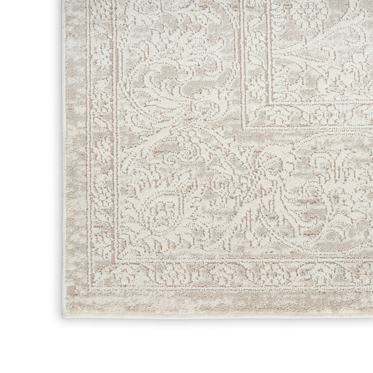 nourison eco cycle ecy03 ivory beige rug