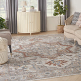 nourison astra machine washable asw12 grey multicolor rug