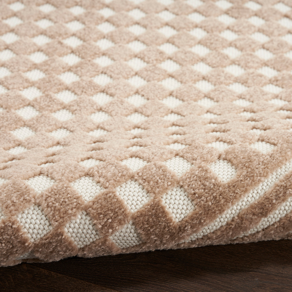nourison care free caf02 brown rug