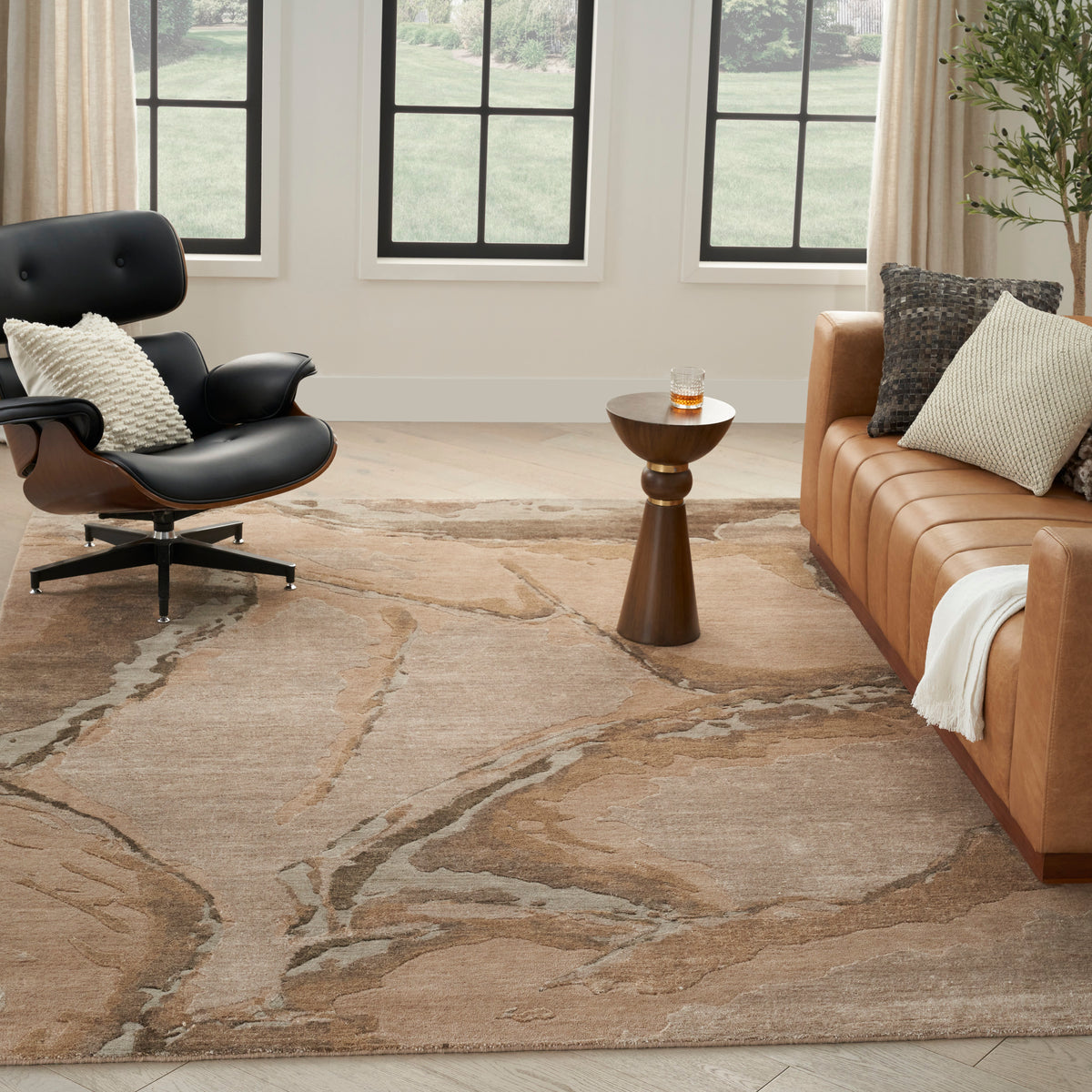 nourison silk shadows sha24 beige silver rug