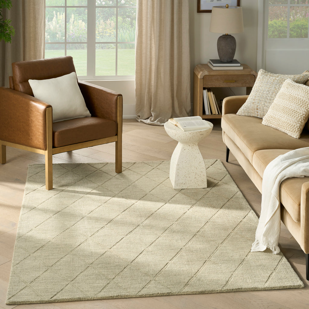 nourison wool haven woh01 sage rug