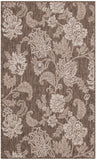 nourison garden oasis goa03 mocha rug
