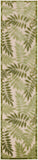 nourison aloha alh18 ivory green rug