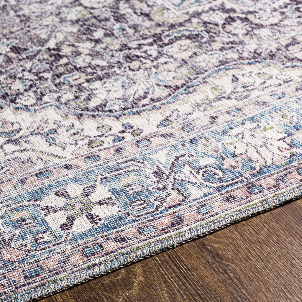 Hauteloom Tavas TAVA Charcoal Machine Made Chenille-Polyester Rug