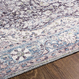 Hauteloom Tavas TAVA Charcoal Machine Made Chenille-Polyester Rug