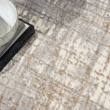 nourison ck950 rush ck950 ivory grey rug