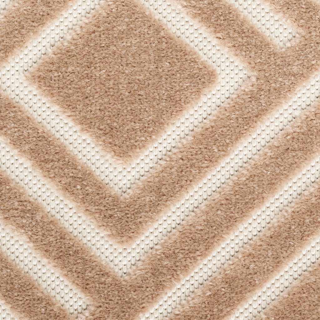 nourison care free caf03 brown rug