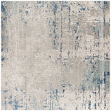 nourison quarry qua01 ivory grey blue rug