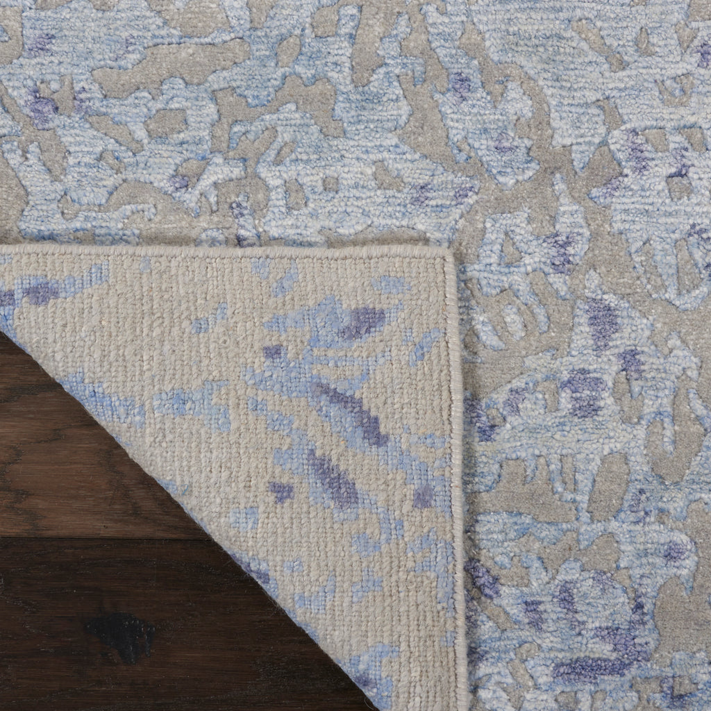 nourison silk shadows sha18 grey blue rug