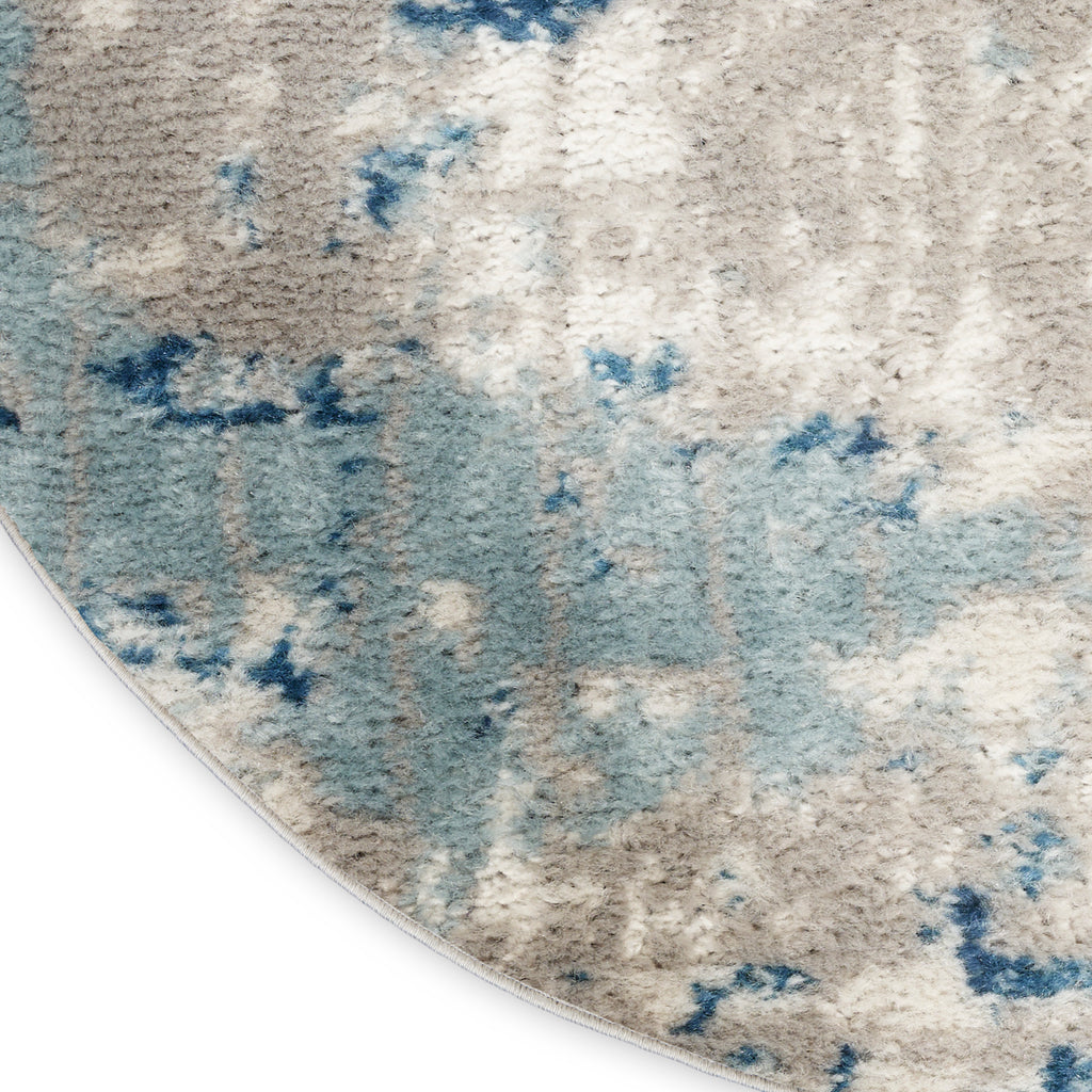 nourison quarry qua01 ivory grey blue rug