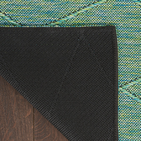 nourison washable solutions wsl01 blue green rug