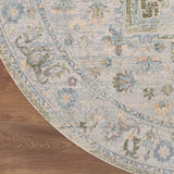 nourison astra machine washable asw12 blue green rug