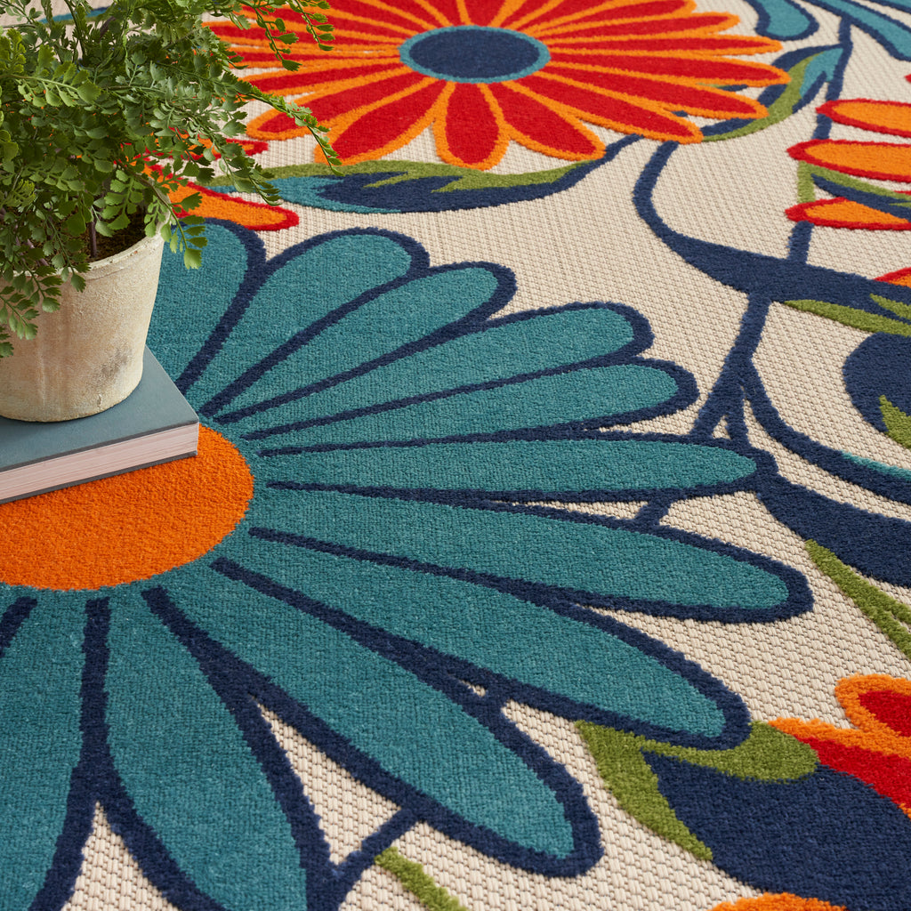 nourison aloha alh33 multicolor rug
