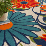 nourison aloha alh33 multicolor rug