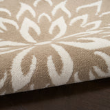 nourison jubilant jub06 taupe rug