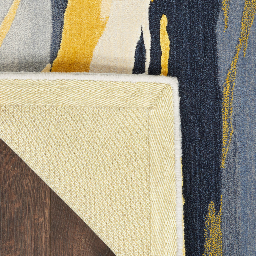 nourison prismatic prs24 grey gold rug