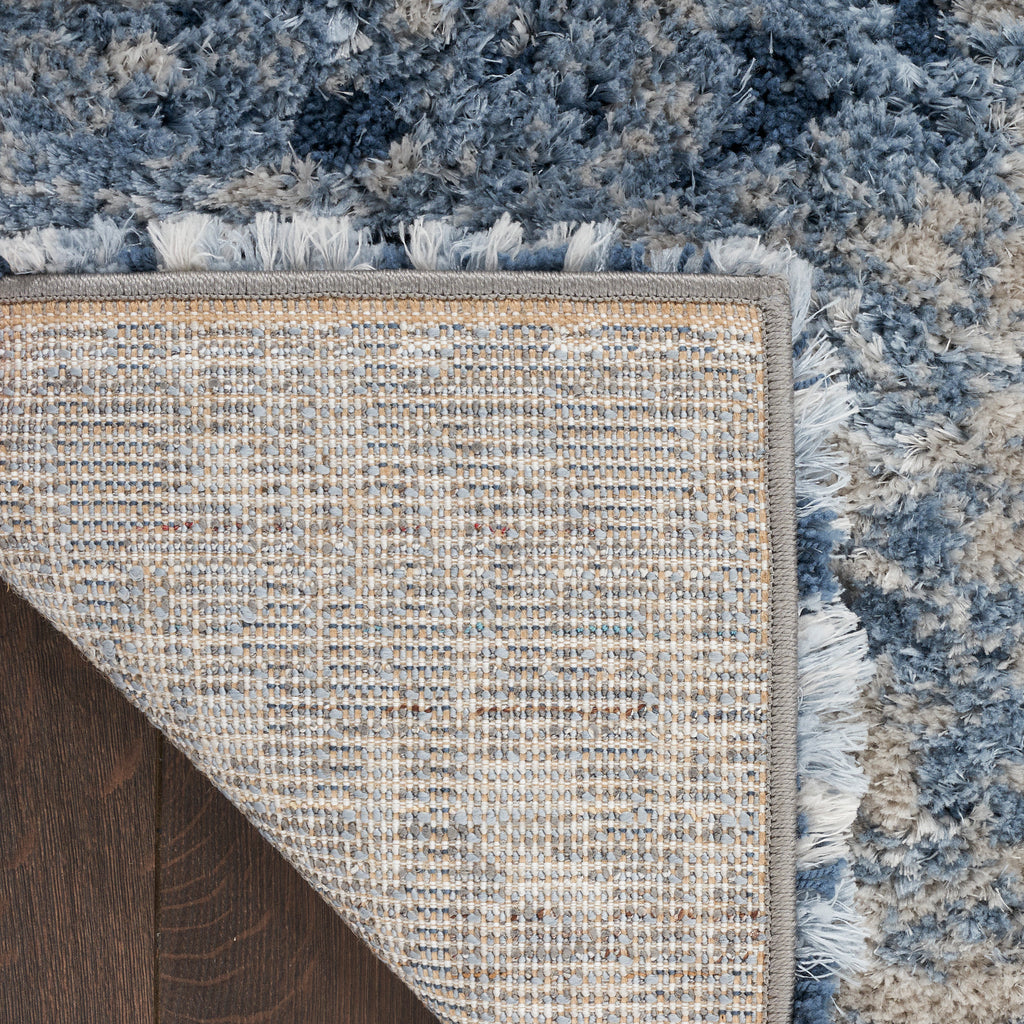 nourison dreamy shag drs06 light blue rug