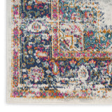 nourison passion psn03 ivory blue rug