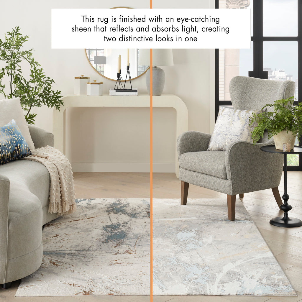 nourison desire dsr04 ivory grey blue rug