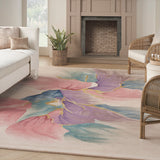 nourison prismatic prs34 ivory rug