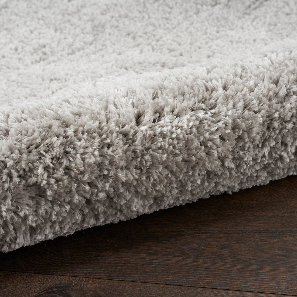 nourison dreamy shag drs05 silver rug
