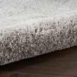 nourison dreamy shag drs05 silver rug
