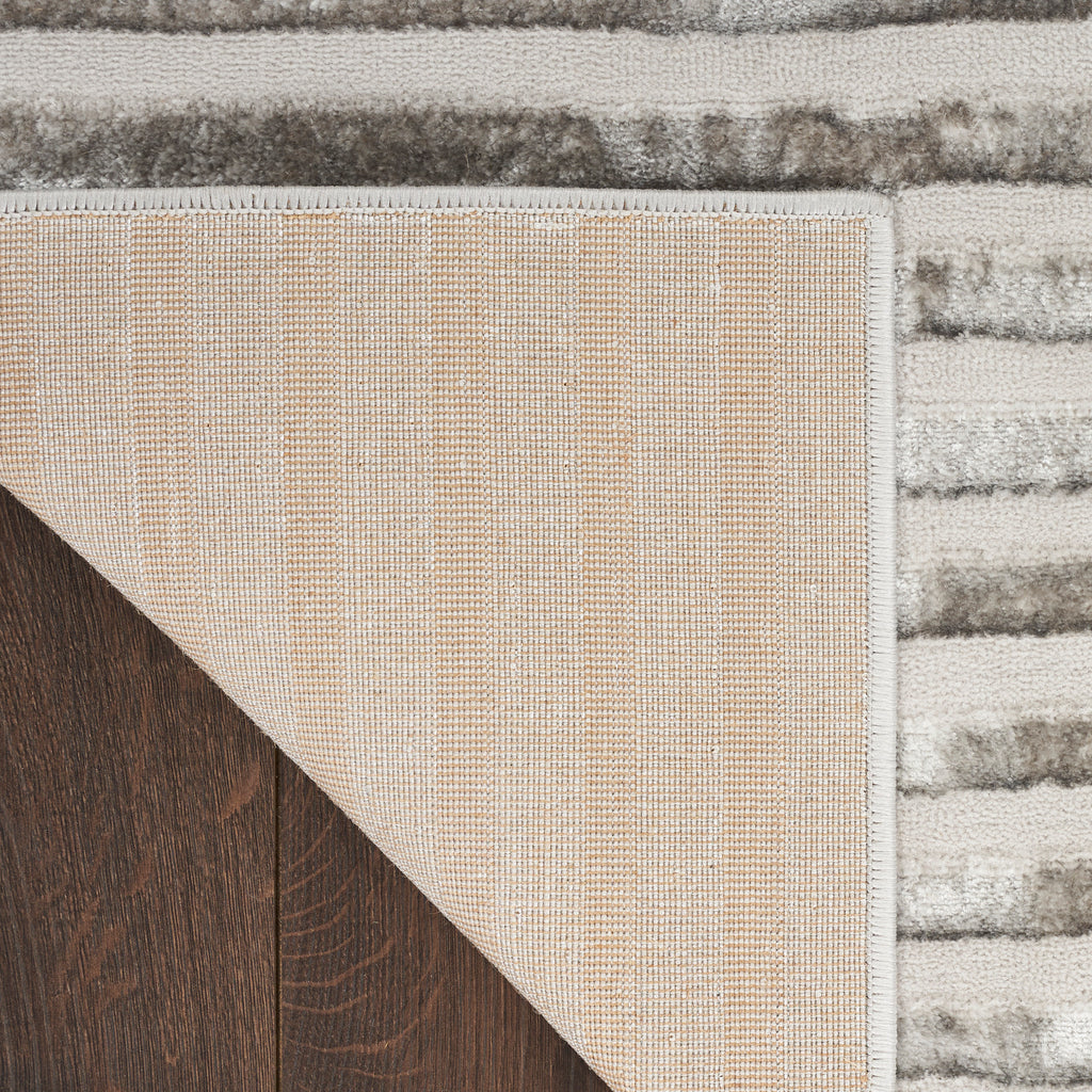 nourison brushstrokes bsk04 silver grey rug