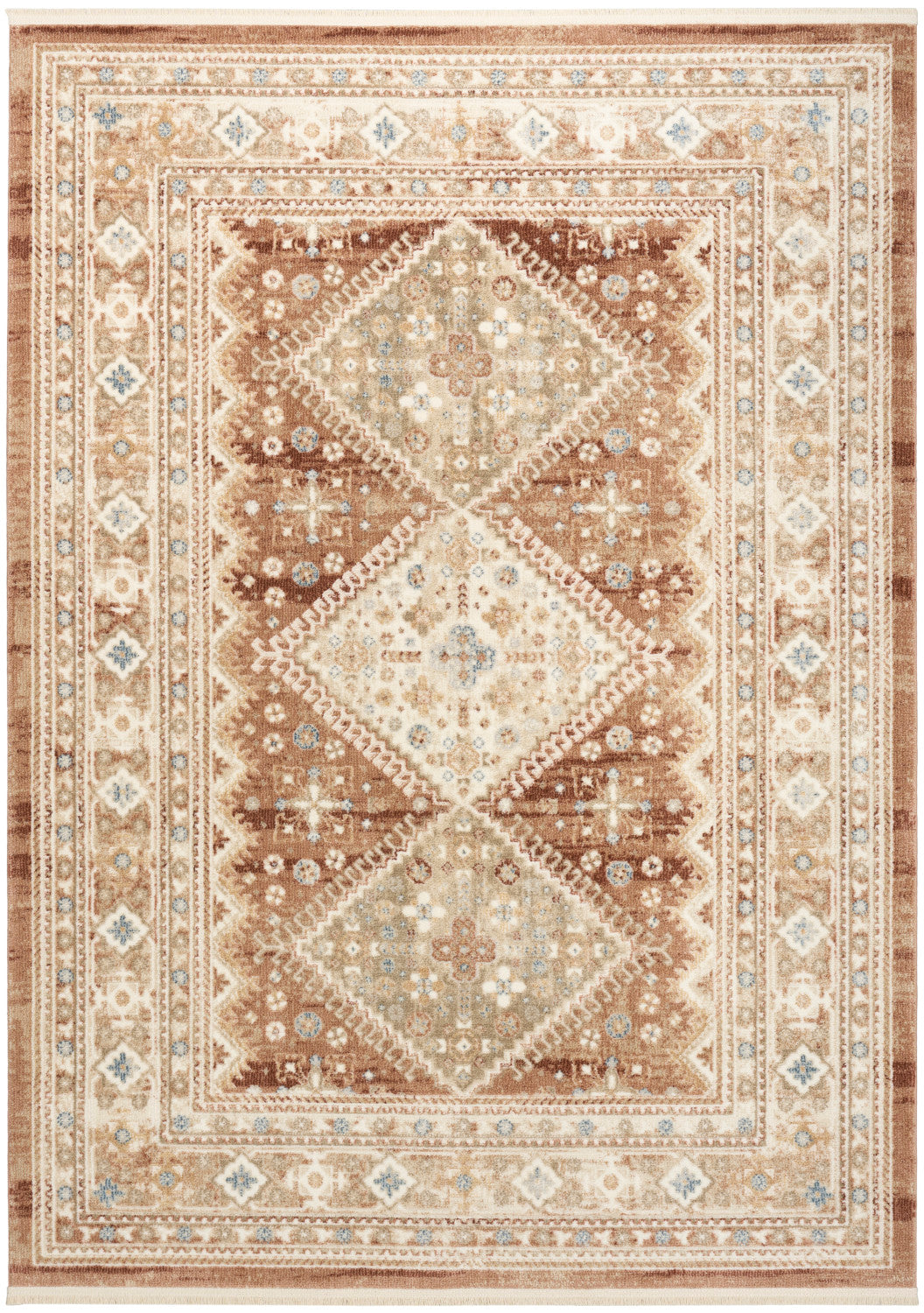 nourison pardis prd04 rust rug