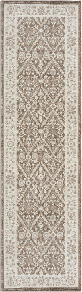 nourison eco cycle ecy04 ivory mocha rug
