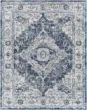 Hauteloom Telina TELI Blue Machine Made Polypropylene Rug