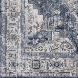 Hauteloom Telina TELI Blue Machine Made Polypropylene Rug