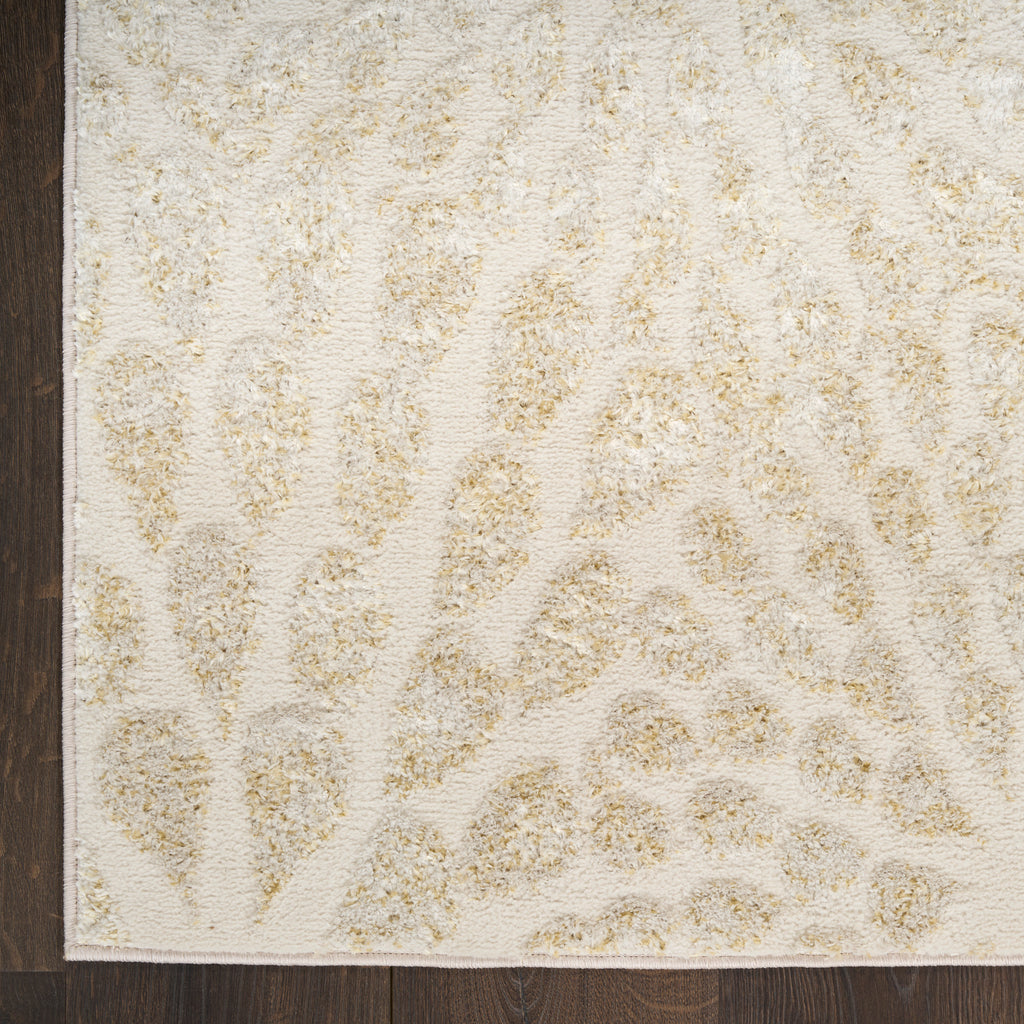 nourison ambiance ami02 ivory gold rug