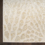 nourison ambiance ami02 ivory gold rug